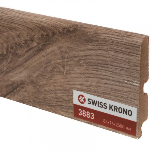 Плинтус Kronopol P85 3883 Piano Oak 2500х85х16 мм