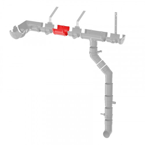 Соединитель желоба ТЕХНОНИКОЛЬ белый
