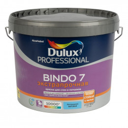 Краска для стен и потолков Dulux Professional Bindo 7 бесцветная база BC 9 л