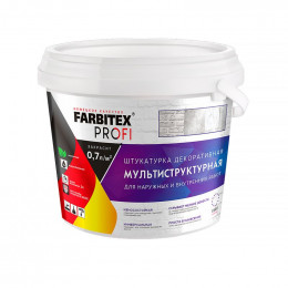 Штукатурка декоративная FARBITEX PROFI мультиструктурная 2,5 л