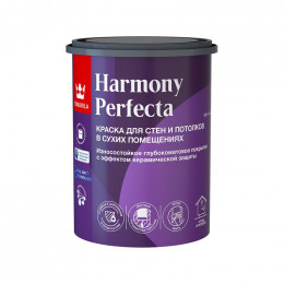 Краска для стен и потолков Tikkurila Harmony Perfecta белая глубокоматовая 0,9 л