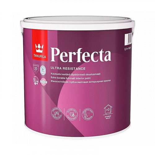 Краска для стен и потолков Tikkurila Harmony Perfecta белая глубокоматовая 2,7 л