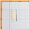 Дюбель-гвоздь нейлоновый потайная манжета 6х60 мм