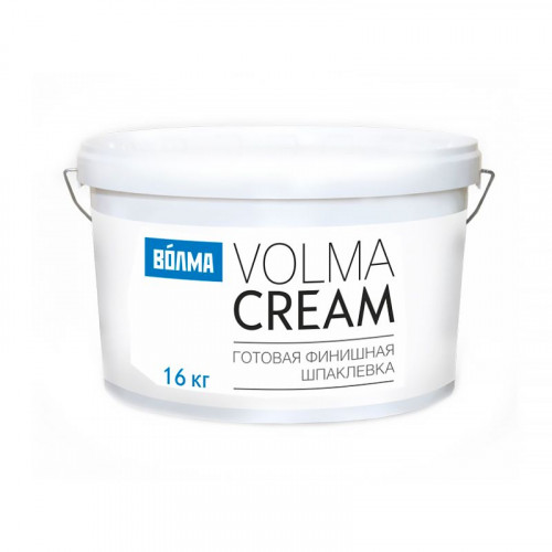 Шпаклевка финишная готовая Волма Cream, 16 кг