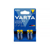 Батарейка алкалиновая Varta Longlife Power AAA 4 шт в блистере