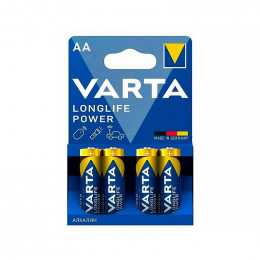 Батарейка алкалиновая Varta Longlife Power AA 4 шт в блистере