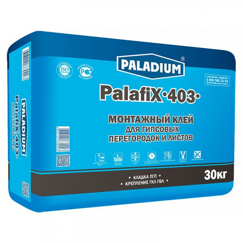 Клей монтажный Paladium PalafiX-403Z зима 30 кг