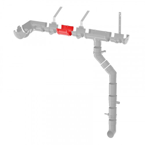 Соединитель желоба ТЕХНОНИКОЛЬ коричневый