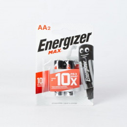 Батарейка алкалиновая Energizer Мах AA - 2 шт на блистере