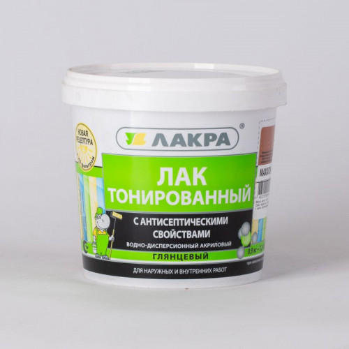 Лак Лакра тонированный, Махагон (0,9 кг)