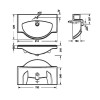 Мебельная раковина Sanita Luxe Classic 80 CLS80SLWB01