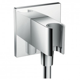 Шланговое подключение Hansgrohe Fixfit Porter Square 26486000 с держателем для душа