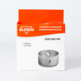 Коронка Elitech Bi-metal 95 мм