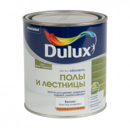 Краска для полов и лестниц  Dulux белая база BW 0,75 л