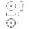 Умывальник накладной Sanita Luxe Best Slim BST40SLWB01S