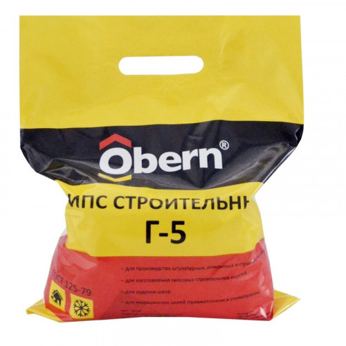 Гипс Obern белый 5 кг