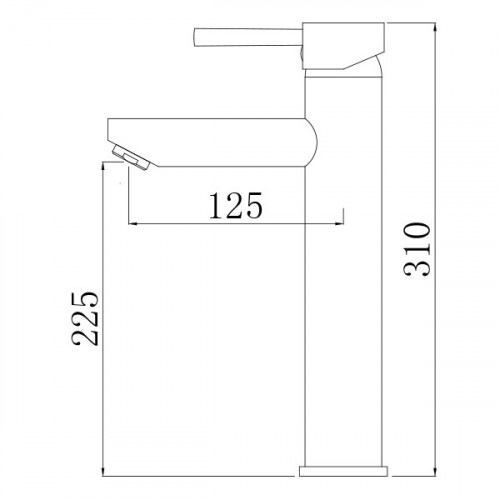 Comforty. Смеситель для раковины, картридж 35 мм, черный матовый, FC018B-CMT