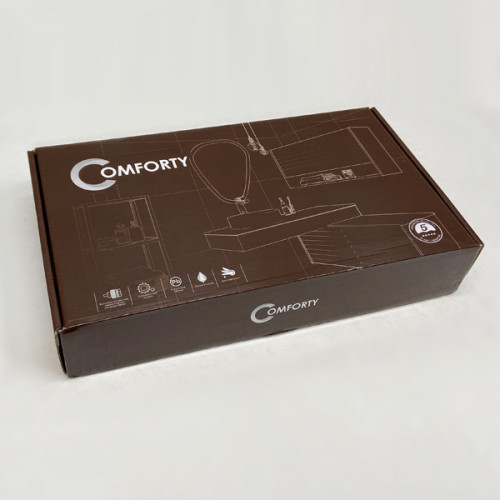 Comforty. Смеситель для раковины, картридж 35 мм, черный матовый, FC018B-CMT