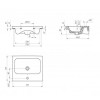 Cersanit. Раковина универсальная COLOUR 60 S-UM-COL60/1-w